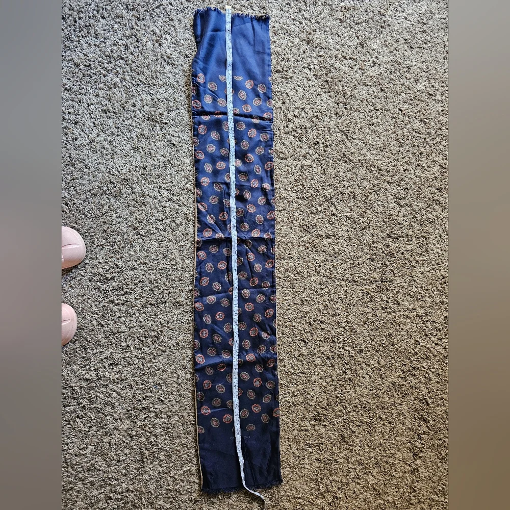Christian‎ Dior vintage floral print wool and silk scarf
